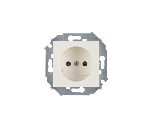 Simon 15 Сл. кость Розетка б/з, 16А 250В, винт. зажим  1591431-031  Simon