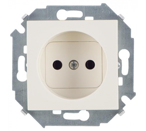 Simon 15 Сл. кость Розетка б/з, 16А 250В, винт. зажим  1591431-031  Simon