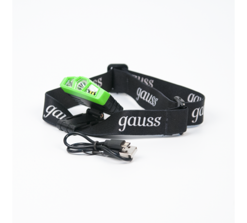 Фонарь налобный GFL406 5W 180lm Li-ion 500mAh LED 1/12/72  GF406  Gauss