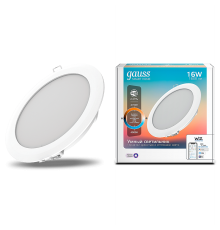 Светильник светодиодный Smart Home DIM+CCT 16 Вт 1/30  2040122  Gauss