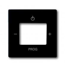 Плата центральная (накладка) для механизма цифрого FM-радио 8215 U, серия future/solo, цвет чёрный бархат  8200-0-0125   2CKA008200A0125  ABB