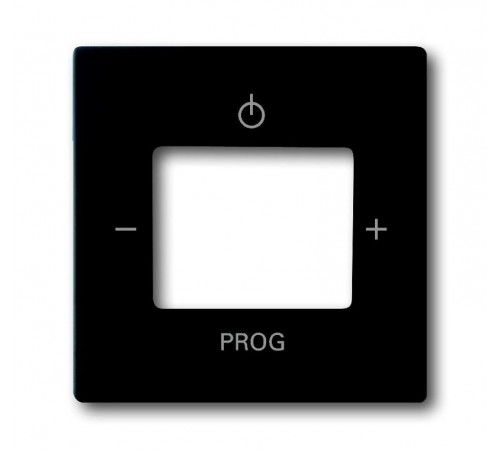 Плата центральная (накладка) для механизма цифрого FM-радио 8215 U, серия future/solo, цвет чёрный бархат  8200-0-0125   2CKA008200A0125  ABB