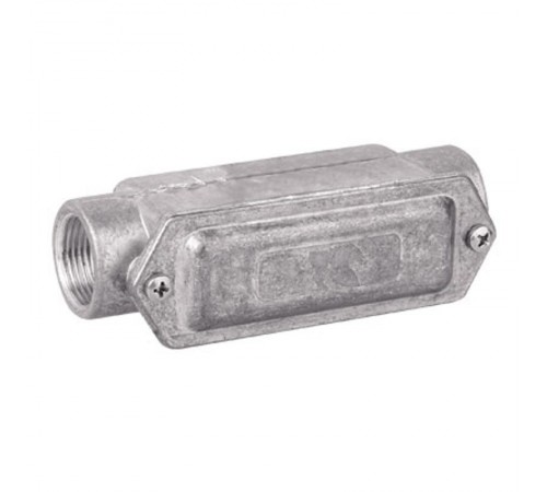 Коробка протяжная алюминиевая, 2 ввода 180°, М50х1,5 ,IP55,171х62х71мм  6030-50  DKC