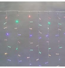 Гирлянда "Светодиодный Дождь" 2х3м, постоянное свечение, прозрачный провод, 230 В, диоды МУЛЬТИ, 448 LED  235-159-6  NEON-NIGHT