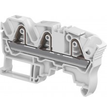 Клемма втычная ZK6-3P-OR оранжевая - 6 мм?, 3 зажима  1SNK708031R0000  TE