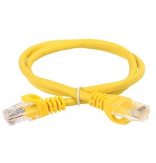 Коммутационный шнур (патч-корд), кат.5Е UTP, 3м, желтый  PC05-C5EU-3M  ITK