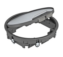 Лючок GESR7U (универсальный) 10xModul45 (полиамид,черный) (GESR7 10U 9011)  7405456  OBO Bettermann