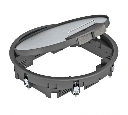 Лючок GESR7U (универсальный) 10xModul45 (полиамид,черный) (GESR7 10U 9011)  7405456  OBO Bettermann