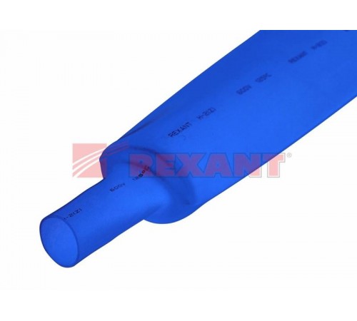 Термоусадочная трубка 50,0/25,0 мм, синяя, упаковка 10 шт. по 1 м  25-0005  REXANT