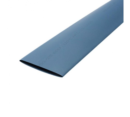 Термоусадочная трубка 50,0/25,0 мм, синяя, упаковка 10 шт. по 1 м  25-0005  REXANT