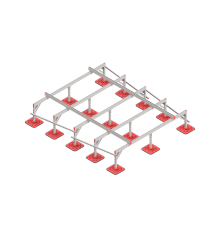 Опорная конструкция для установки оборудования TECHNORAPTOR FOOT 2500х3000 тип 3  KM-TR-F-SSEI-2500-3000-3  КМ - профиль