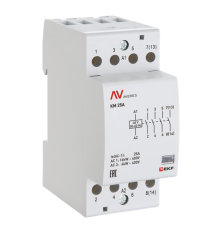 Контактор модульный КМ 25А 2NC+2NO 110VAC (2 мод.) AVERES  km-av-2-25-22-110V  EKF