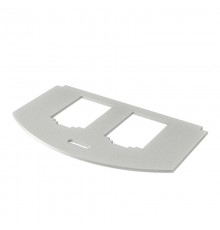 Монтажная пластина MP для лючка GES R2 тип B (сталь) (MP R2 2B)  7408804  OBO Bettermann