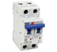 Выключатель автоматический двухполюсный OptiDin BM63-2L16-УХЛ3-РЕГ  243262  КЭАЗ