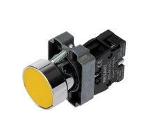 Кнопка XB2 желтая NO  36-5521  REXANT
