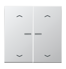 Клавиши для двойной кнопки BCU; алюминий  AL2995KO5MP  Jung