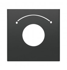 Накладка для механизма выключателя с ключом на 2 положения, серия SKY, цвет чёрный барх.2CLA855300A1501 ABB