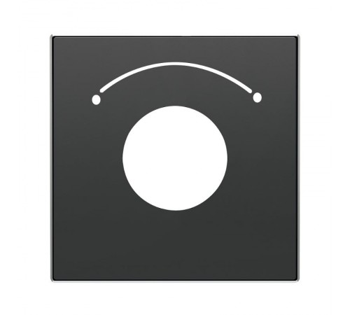 Накладка для механизма выключателя с ключом на 2 положения, серия SKY, цвет чёрный барх.2CLA855300A1501 ABB