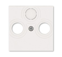 ABB Levit Жемчуг / ледяной Накладка для розеток TV-R / TV-R-SAT Жемчуг  5011H-A00300 68  2CHH080300A4068  ABB