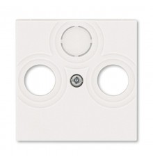 ABB Levit Жемчуг / ледяной Накладка для розеток TV-R / TV-R-SAT Жемчуг  5011H-A00300 68  2CHH080300A4068  ABB