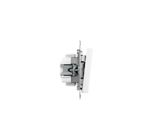 Механизм выключателя, одноклавишный, кнопочный, белый Эпика EKF  UP1-SWW-13  EKF