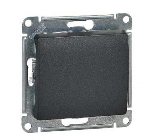 Glossa Антрацит Переключатель 1-клавишный, сх.6, 10АХ  GSL000761  SE
