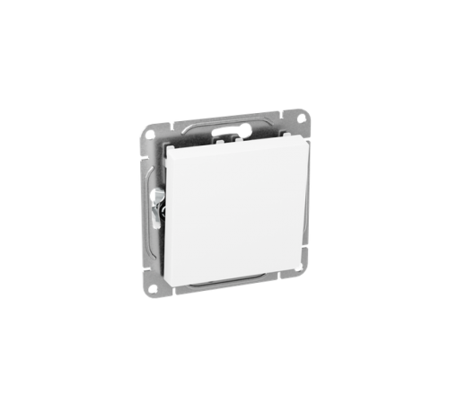 Механизм выключателя, одноклавишный, кнопочный, белый Эпика EKF  UP1-SWW-13  EKF