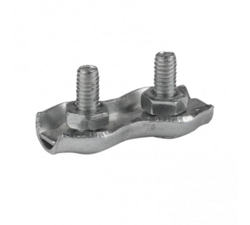 Зажим для троса двойной Duplex (2мм)  zdtd-2  EKF