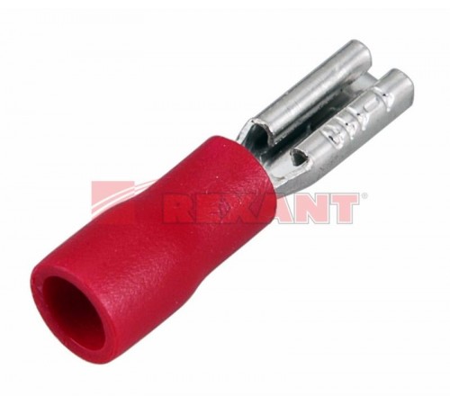 Клемма плоская изолированная гнездо 3.8 мм 0.5-1.5 мм (РПи-м 1.5-(2.8)/РПИм 1,25-250)  08-0411  REXANT