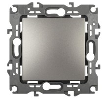 Выключатель ЭРА Серия 12 12-1101-16 , 10АХ-250В, титан   Б0065708  ЭРА