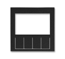 ABB Levit Антрацит / дымчатый чёрный Сменная панель на накладку терморегулятора / таймера Антрацит  ND3292H-A11 63  2CHH910011A8063  ABB