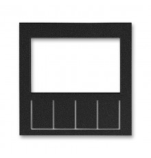 ABB Levit Антрацит / дымчатый чёрный Сменная панель на накладку терморегулятора / таймера Антрацит  ND3292H-A11 63  2CHH910011A8063  ABB