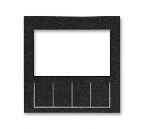 ABB Levit Антрацит / дымчатый чёрный Сменная панель на накладку терморегулятора / таймера Антрацит  ND3292H-A11 63  2CHH910011A8063  ABB