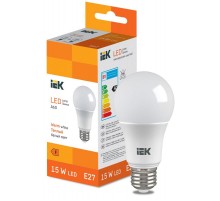 Лампа светодиодная Bulb A60 1500lm 3000K E27  LL-I-A60-15-230-30-E27  IEK
