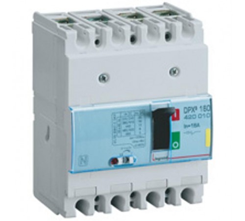 Автоматический выключатель DPX3 160 термомагнитный расцепитель 16кА 400В 4П 16А  420010  Legrand