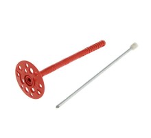 Дюбель для теплоизоляции 8х160 с металлическим гвоздём с термоголовой (200 шт.) ( 4,995 кг)  130097  Tech-KREP