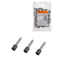 Наконечник-гильза Е2512 2,5мм2 с изолированным фланцем (100шт)  SQ0512-0021  TDM