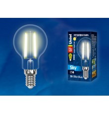 Лампа светодиодная LED-G45-13W/3000K/E14/CL PLS02WH LED. "шар", прозр. 3000К Серия Sky  UL-00005905  Uniel