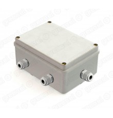 Коробка распределительная наружного монтажа с гладкими стенками 150х110х85мм, IP55, в комплекте с кабельными вводами PG11-5шт (28шт)