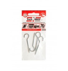 Шуруп-полукольцо 4,0х65 (4шт) - пакет  136361  Tech-KREP