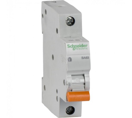 Выключатель автоматический  однополюсный ВА63 6А C 4,5кА  11201  Schneider Electric