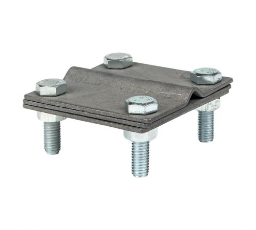 Зажим полоса 40 - прут 10 (3 пластины 70x70мм) HZ EKF PROxima lp-g3101EKF