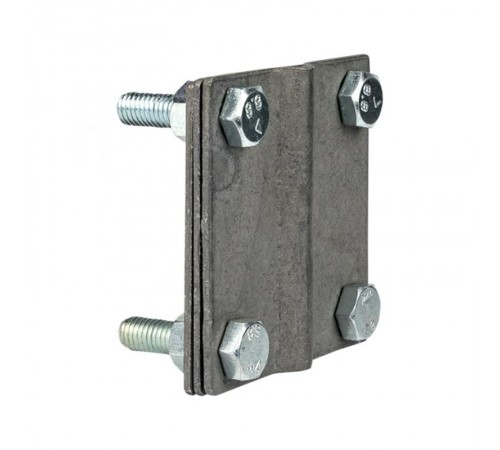 Зажим полоса 40 - прут 10 (3 пластины 70x70мм) HZ EKF PROxima lp-g3101EKF