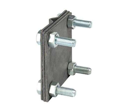 Зажим полоса 40 - прут 10 (3 пластины 70x70мм) HZ EKF PROxima lp-g3101EKF