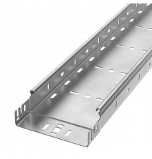 Лоток перфорированный Профи INOX (AISI 304) 150х50x3000 (1,0 мм) (6 м/уп)  PR16.13326  Промрукав