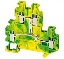 КЛЕММНИК ВИНТОВОЙ С ЗАЗЕМЛЕНИЕМ, СЕЧЕНИЕМ ПРОВОДА 4ММ2, 4ТЧК  NSYTRV24DPE  Schneider Electric