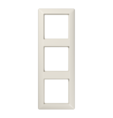 Рамка для вертикальной и горизонтальной установки, 3 поста; дюропласт; слоновая кость; AS500  AS583  Jung