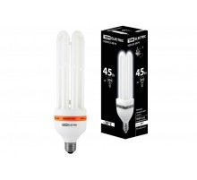 Лампа энергосберегающая КЛЛ  45Вт Е27 827 U образная 4U 72х235мм  SQ0323-0079  TDM