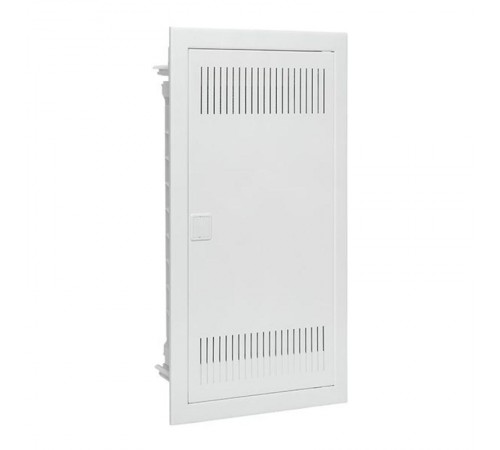 Встраиваемый комбинир. щит "Nova" (1 DIN + 2 МП) 3 габарит 12 мод. с металлической перфорированной дверью IP41  nv-cb-pmd-1+2  EKF