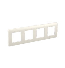Рамка на 2+2+2+2 модуля (4-местная). белая. RAL9010  75014W  DKC